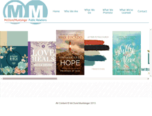 Tablet Screenshot of mmpublicrelations.com